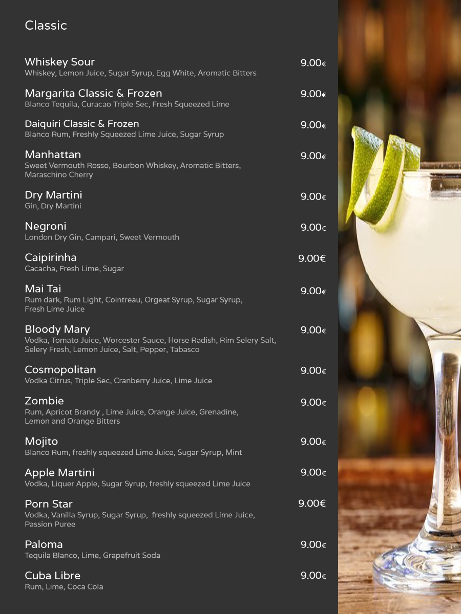 cocktails classic
